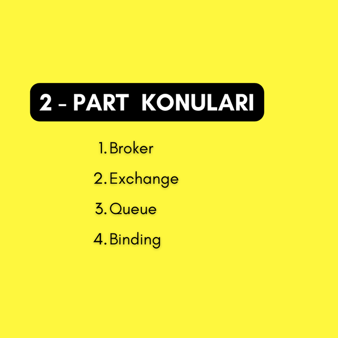 Image of: 2. RabbitMQ Mimari Standartları